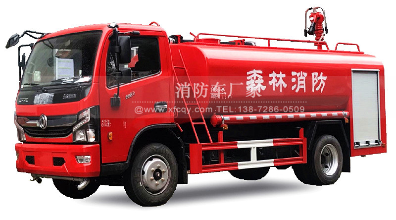 東風凱普特8噸供水消防車圖片